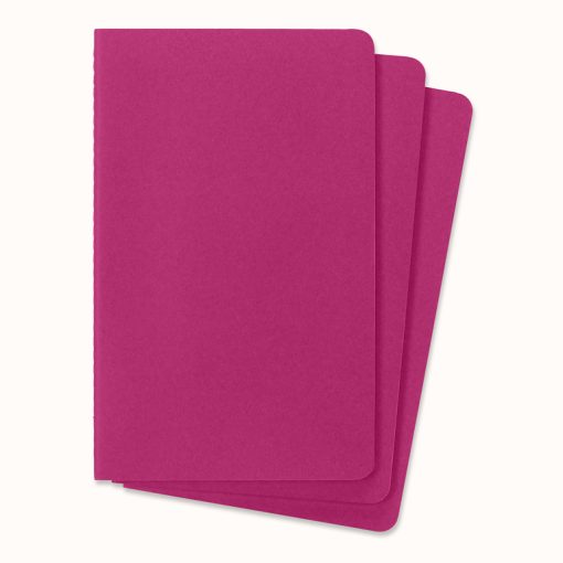 Rokovnik Notes dikto A5 CAHIER JOURNAL set 3komada, Kinetic Pink, 80 stranica, Moleskine - Image 2