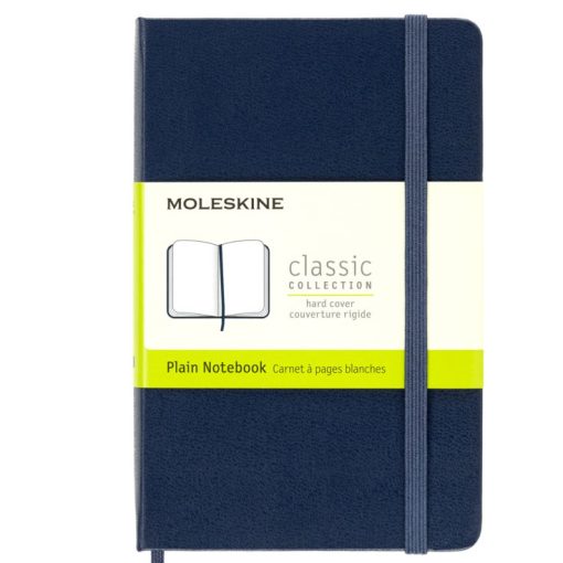 Rokovnik Notes POCKET PLAIN A6, TP blanko, Saphire Blue, Moleskine
