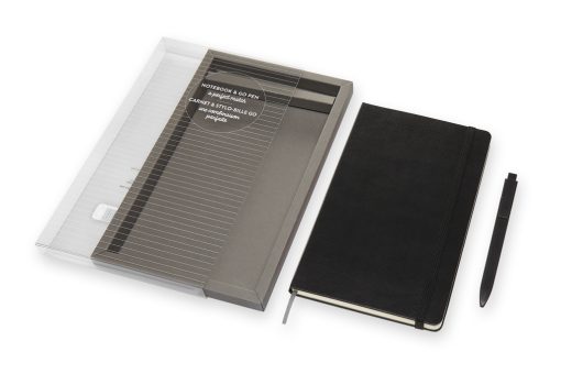 Rokovnik Notes CRNI,dikto, A5 BUNDLE + Hemijska olovka, Moleskine - Image 2
