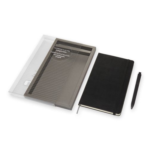 Rokovnik Notes CRNI,dikto, A5 BUNDLE + Hemijska olovka, Moleskine - Image 6