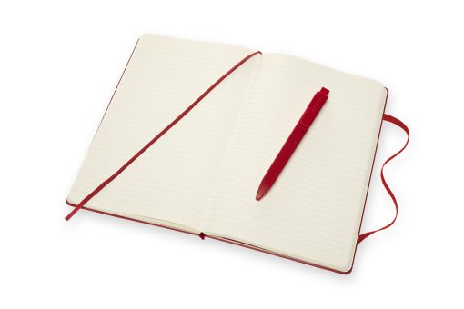 Rokovnik Notes CRVENI,dikto, A5 BUNDLE + Hemijska olovka, Moleskine - Image 4