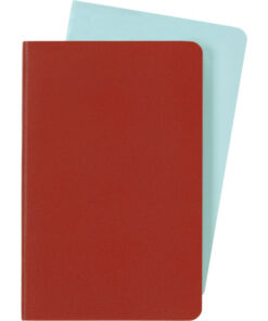 Rokovnik Notes VOLANT 2komada, Oragne-Aqua A6 Sitan Karo-Dikto, Moleskine