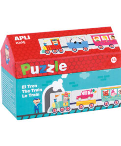 Slagalice Voz u kućici 24pcs PUZZLE TRAIN 16485, Apli