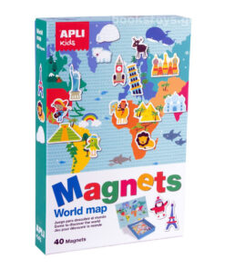 Magnetna knjiga 40pcs KARTA SVETA 16494, Apli