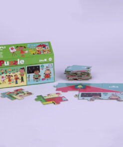 Alternative view of Slagalice u kućici 24pcs SCHOOL PUZZLE 17352, Apli