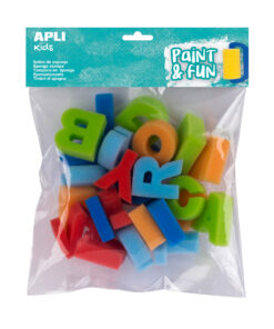 Kreativni Set PAINT & FUN sa 26 sunđerastih slova ALPHABET 17465, Apli