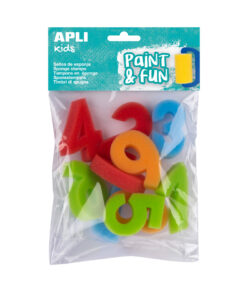 Pečati sunđerasti brojevi oblici Paint sponge numbers, Apli