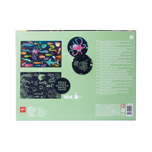 Slagalice 104pcs GLOW IN DARK OCEAN 18455, Apli - Image 2