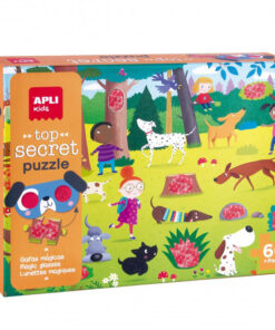 Slagalice 60pcs TOP SECRET PUZZLE DOGS 19219, Apli