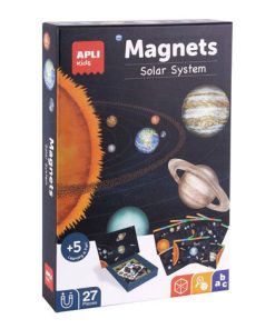 Magnetna igra 27pcs SUNČEV SISTEM 19272, Apli