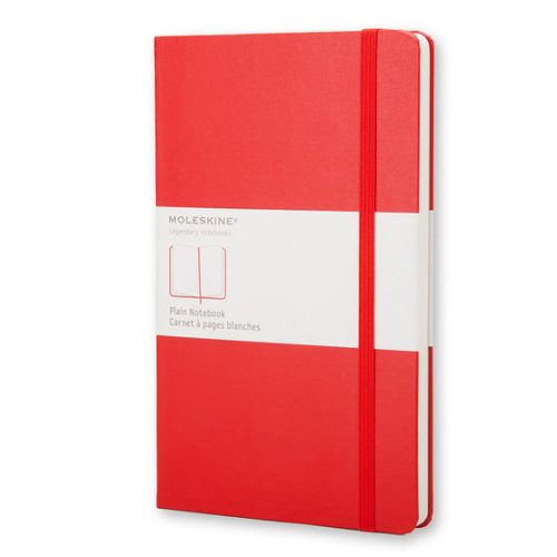 Rokovnik Notes POCKET PLAIN A6, TP blanko, Crveni, Moleskine
