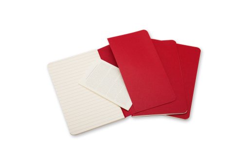 Rokovnik Notes dikto A6 CAHIER JOURNAL set 3komada, Crveni, 64 stranice, Moleskine - Image 9