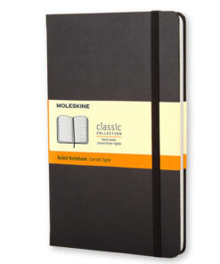 Rokovnik Notes POCKET PLAIN A6, TP dikto, Crni, Moleskine