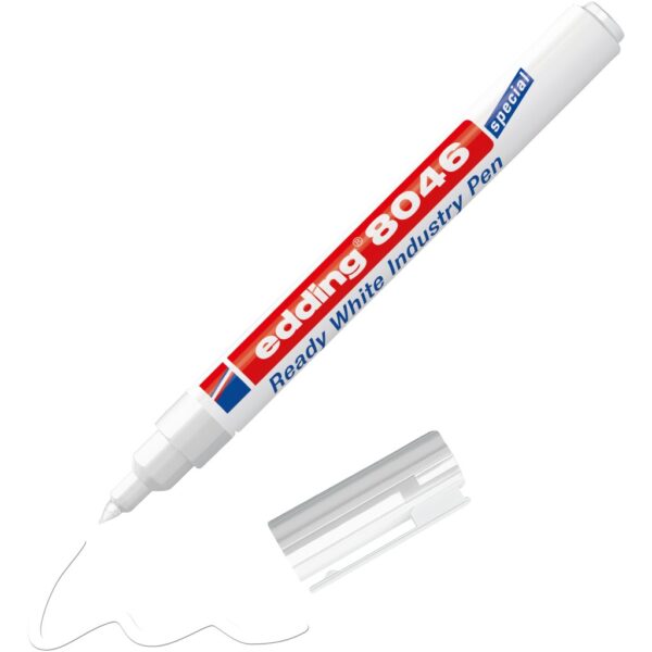 Industrijski marker E-8046 ready white pen 1-3mm bela Edding