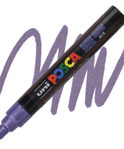 Marker na vodenoj bazi POSCA METALLIC VIOLET Metalik ljubičasta 1,8 - 2,5 mm PC-5M