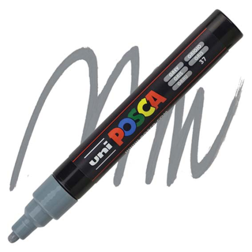 Marker na vodenoj bazi POSCA GREY 37 - SIVI, Uni