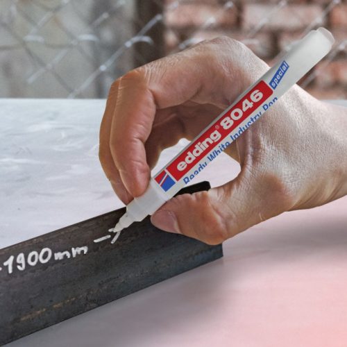 Industrijski marker E-8046 ready white pen 1-3mm bela Edding