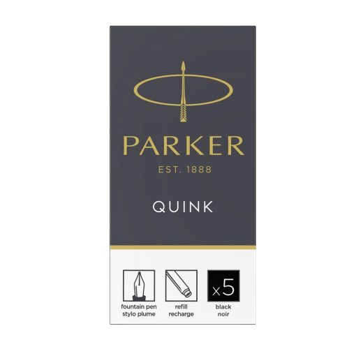 Patrone za nalivpero Parker Royal Quink Black Permanent - Image 3