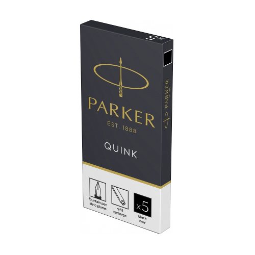 Patrone za nalivpero Parker Royal Quink Black Permanent