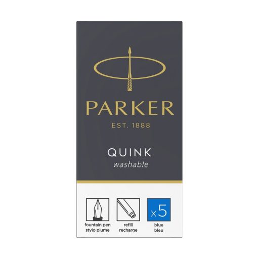 Patrone za nalivpero Parker Royal Quink Blue Washable - Image 3