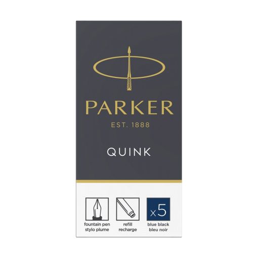 Patrone za nalivpero Parker Royal Quink Blue/Black Permanent - Image 3