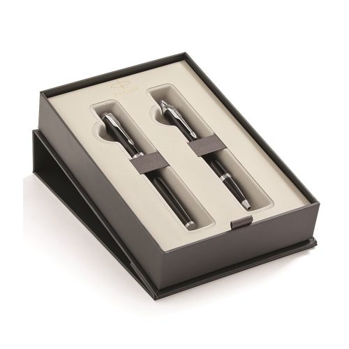 Parker poklon SET Royal IM Black CT - Hemijska olovka + Nalivpero