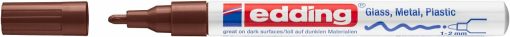 Paint marker E-751 1-2mm braon Edding