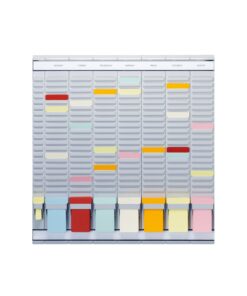 Planer set za T-kartice nedeljni 490x63mm, 20 slots, uklučene kartice Jalema