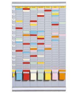 Planer set za T-kartice nedeljni 783x63mm, 35 slots, uklučene kartice Jalema