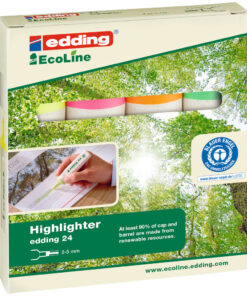 Tekst markeri u setu E-24 EcoLine 1/4, Edding