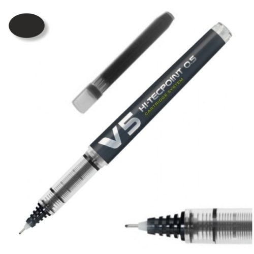 ROLER PILOT CARTRIDGE SYSTEM V5 HI-TECPOINT 0.5 CRNI