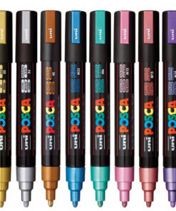 SET Markera PC-5M 8/1 METALLIC COLOURS, Uni POSCA