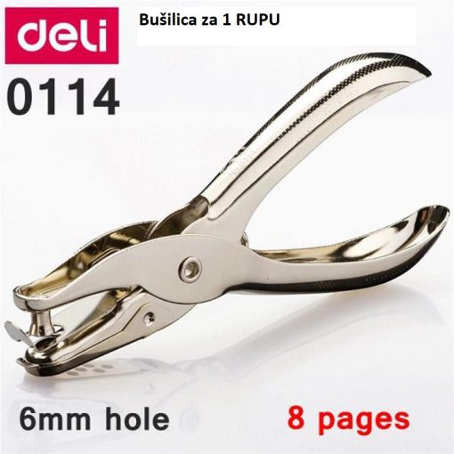 Bušilica metalna za jednu rupu E0114, Deli