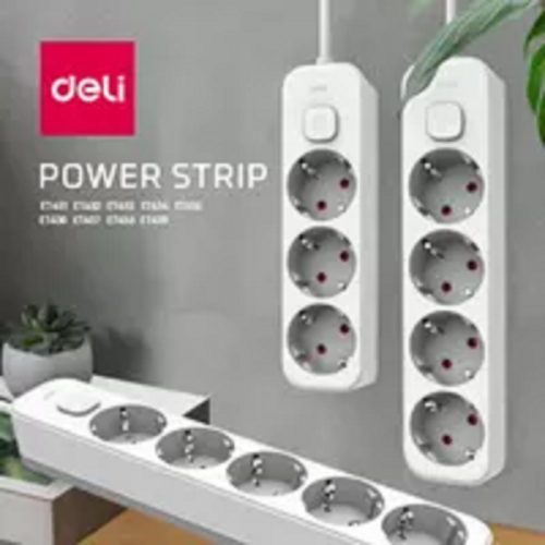 Produžni strujni kabl sa 5 utičnica - 5 metara 16A 250V 3500W, Deli