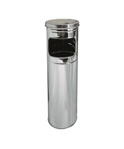 Pepeljara + kanta AM 1202 inox 18x60cm 15 litara