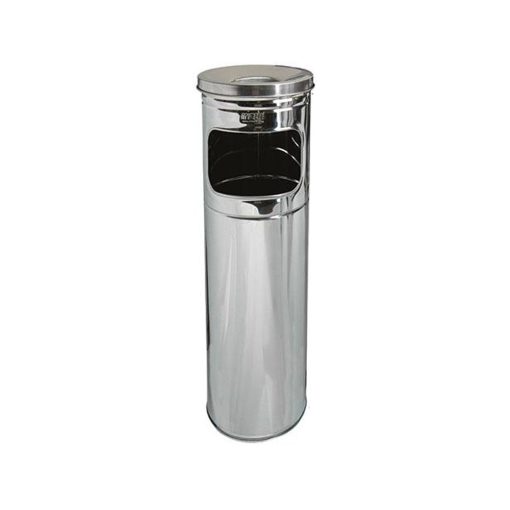 Pepeljara + kanta AM 1202 inox 18x60cm 15 litara