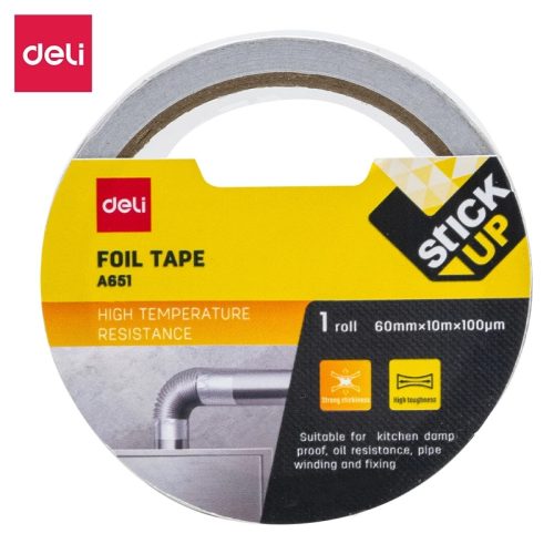 Lepljiva traka Aluminijumska 60mmx10m EA651, Deli