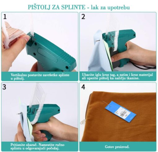 Aparat pištolj za splinte Tagging Gun TG-88S - Image 3