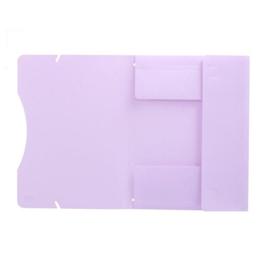 Fascikla A4 3KL Pastel LJUBIČASTA  pvc sa lastišem na uglovima 409654, TTO