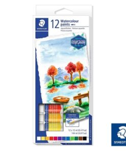 Akvarel vodene boje u tubi 12x12ml, Staedtler