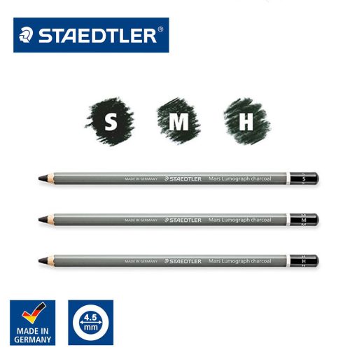 Ugljen u olovci 3/1 + Blending 100CSBK4, Staedtler - Image 2