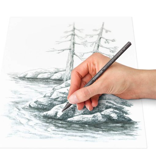 Grafitne Olovke 1/6 Full Graphite Lumogrph 100G-M6, Staedtler - Image 4