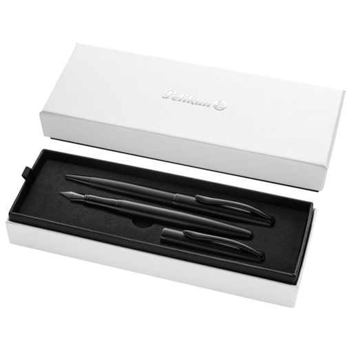 Set naliv pero+hemijska olovka Jazz Noble Elegance 821896 karbon crno, Pelikan