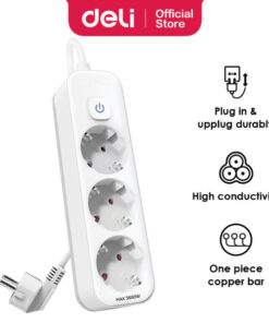 Produžni strujni kabl sa 3 utičnice - 1,8 metara 16A 250V 3500W ET431, Deli