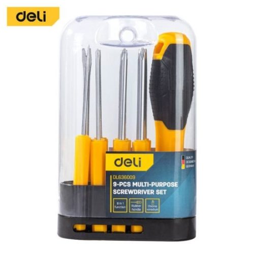 Set odvijača - šrafcigera 9 delova EDL636009, DELI