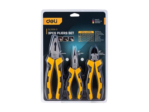 Set radioničkih klešta 3komada EDL2008-3, Deli - Image 2
