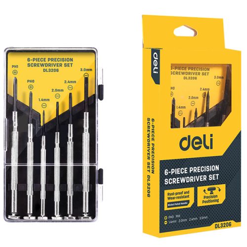 Set elektroničarskih odvijača EDL3206, DELI