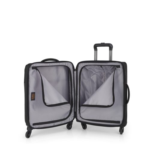 Kofer mali (kabinski) 39,5x55x21 cm  polyester 38,5l-2,3 kg Florida crna Gabol - Image 5
