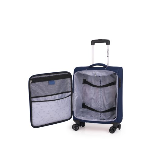 Kofer mali (kabinski) 39x55x20 cm  polyester 36,6l-2,5 kg Lisboa tamno plava Gabol - Image 4