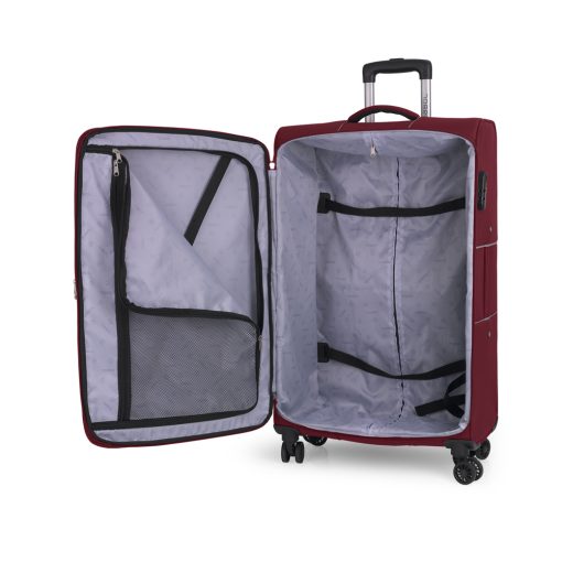 Kofer veliki 47x77x32 cm  polyester 112,7l-3,7 kg Lisboa bordo Gabol - Image 4